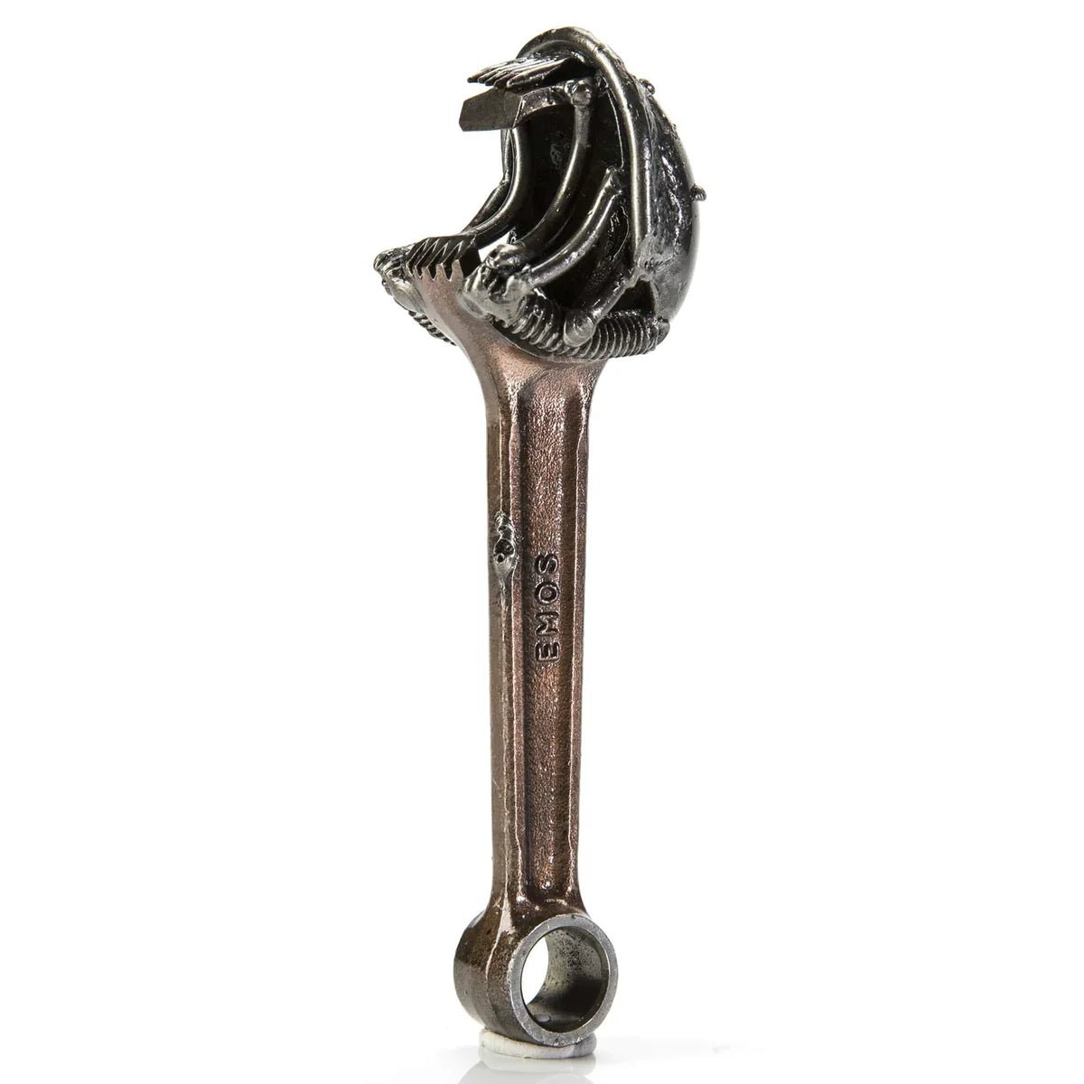 Alien Inspired Bottle Opener Recycled Metal Sculpture - Xformerz