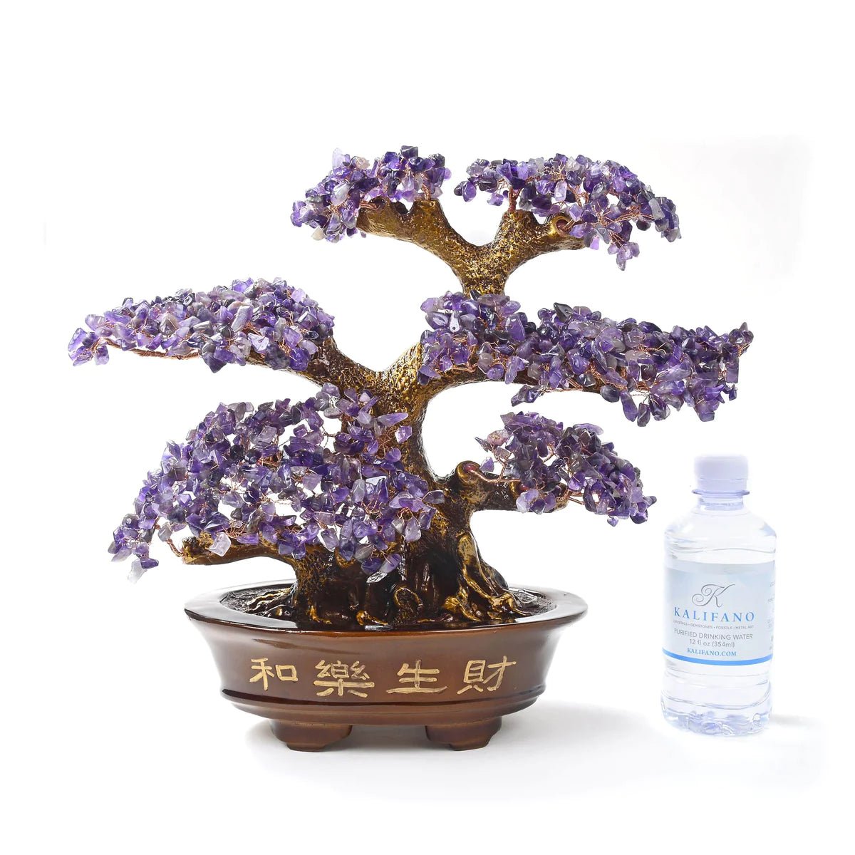 Amethyst Bonsai Tree of Life with 1,251 Natural Gemstones - Xformerz