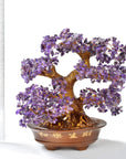 Amethyst Bonsai Tree of Life with 1,251 Natural Gemstones - Xformerz