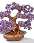 Amethyst Bonsai Tree of Life with 1,251 Natural Gemstones - Xformerz