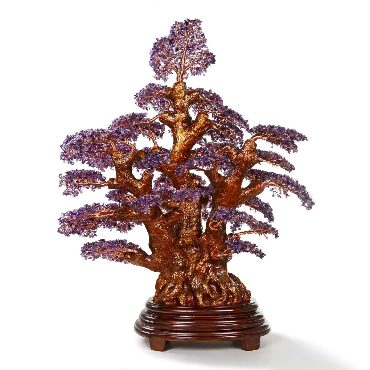 Amethyst Gemstone Tree of Life Showpiece with 6,000+ Stones - Xformerz