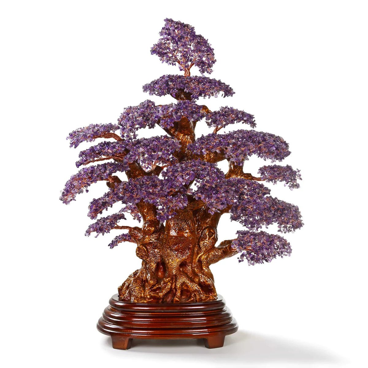 Amethyst Gemstone Tree of Life Showpiece with 6,000+ Stones - Xformerz