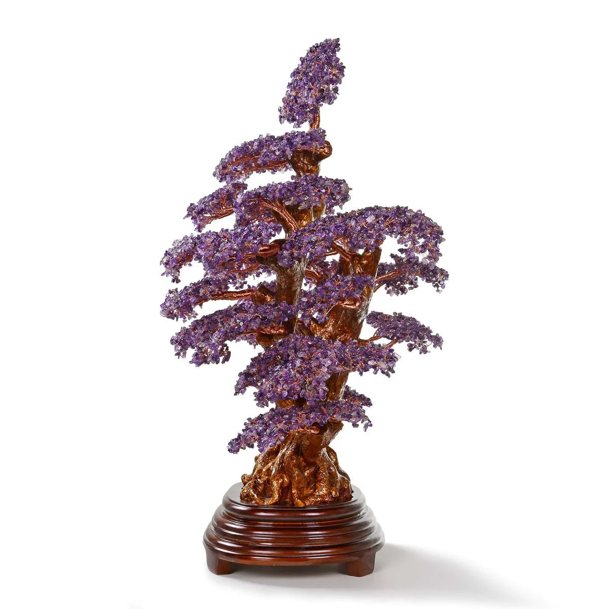 Amethyst Gemstone Tree of Life Showpiece with 6,000+ Stones - Xformerz