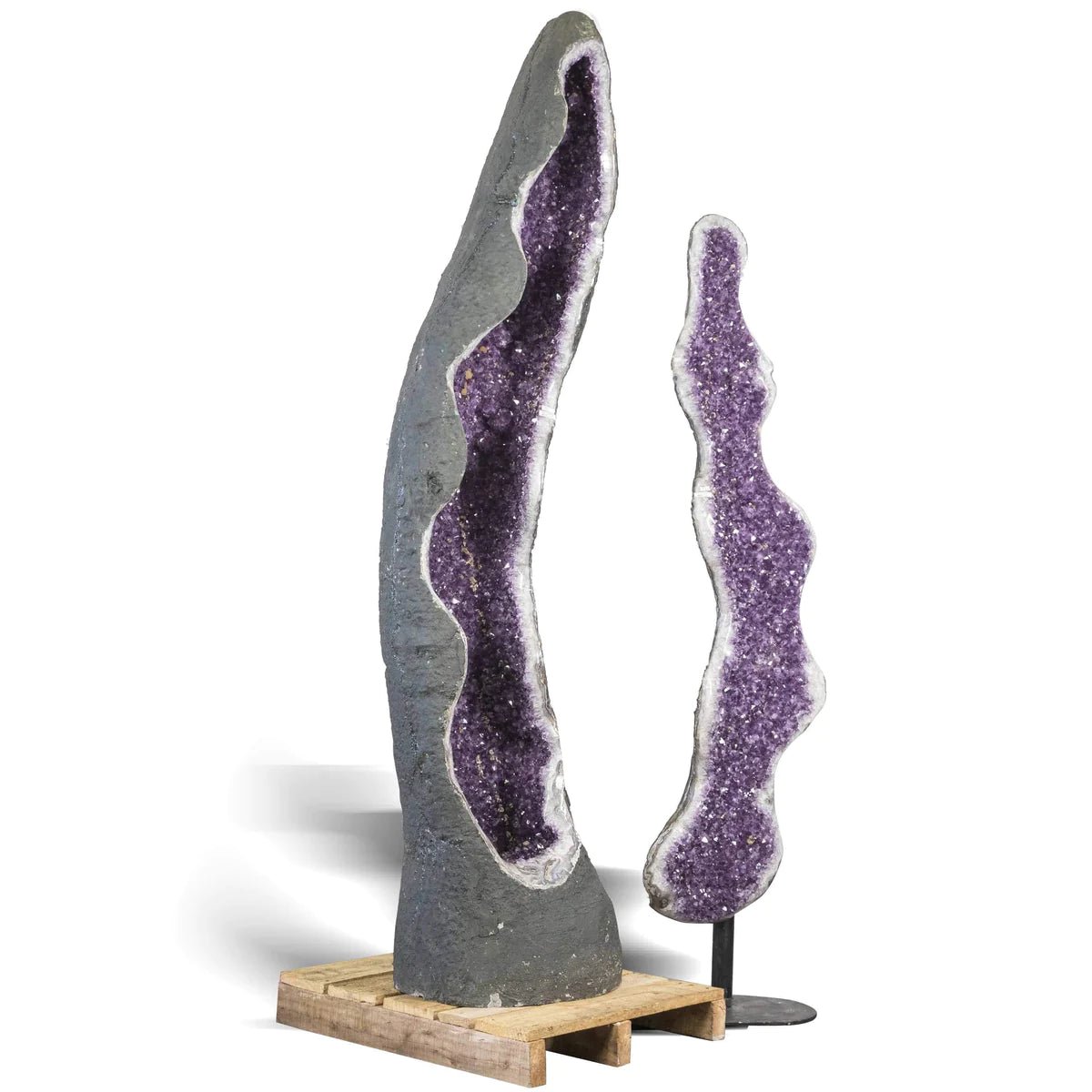 Amethyst Swiggly Pair- 434 kg955 lbs - Xformerz