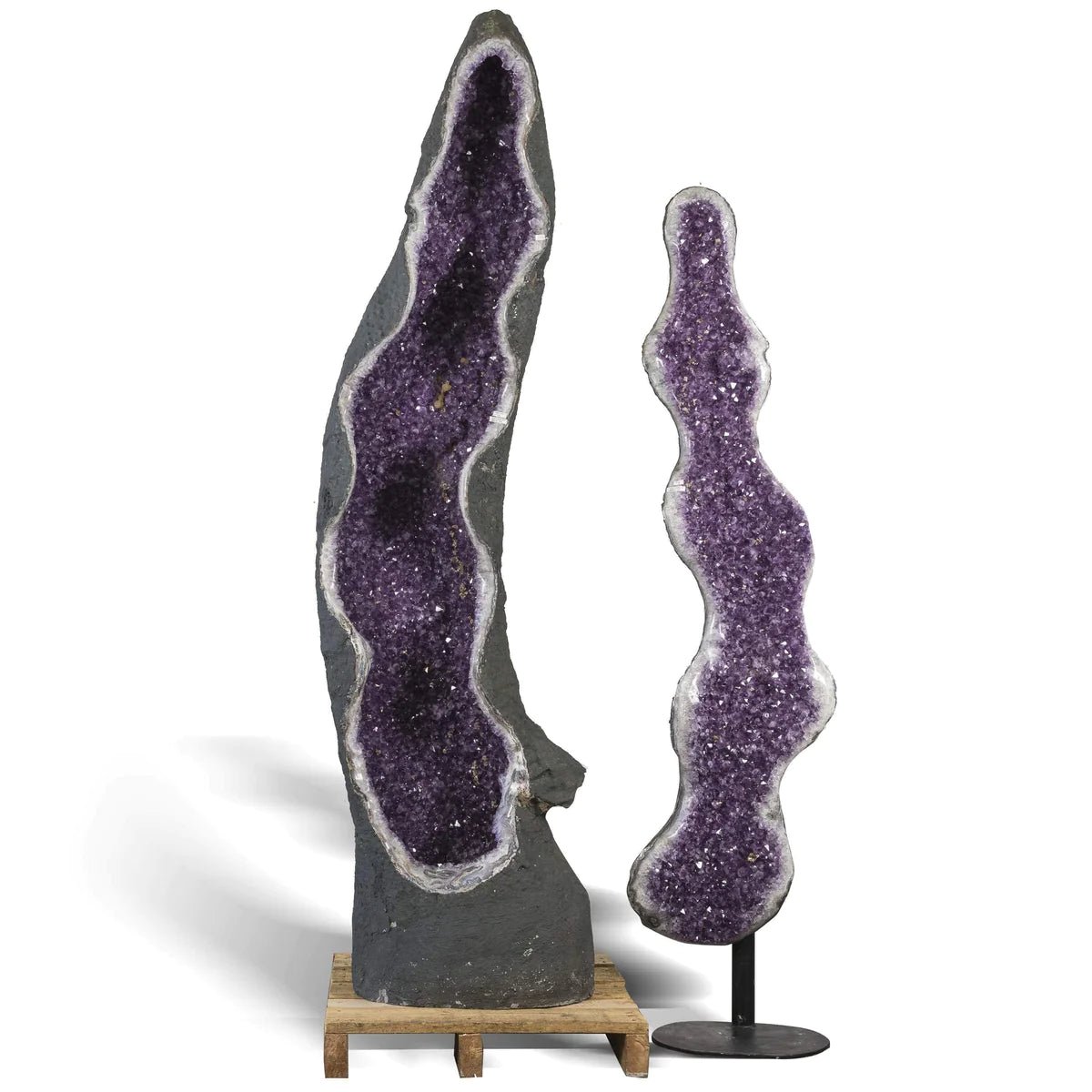 Amethyst Swiggly Pair- 434 kg955 lbs - Xformerz