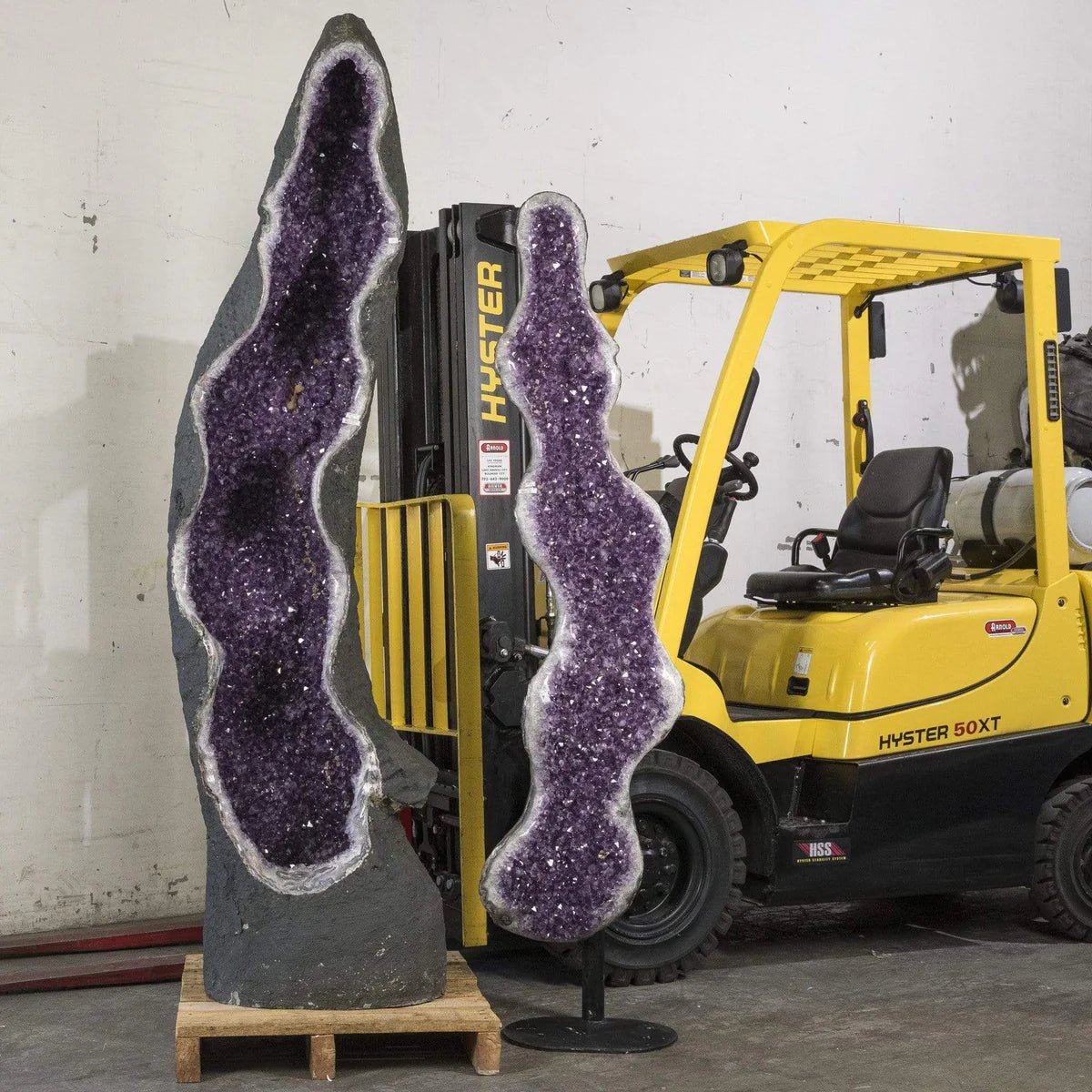 Amethyst Swiggly Pair- 434 kg955 lbs - Xformerz