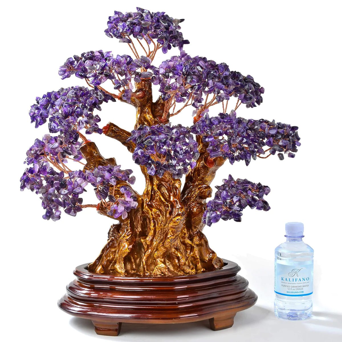 Amethyst Tree of Life Centerpiece with over 2,000 Natural Gemstones - Xformerz