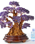 Amethyst Tree of Life Centerpiece with over 2,000 Natural Gemstones - Xformerz