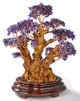 Amethyst Tree of Life Centerpiece with over 2,000 Natural Gemstones - Xformerz