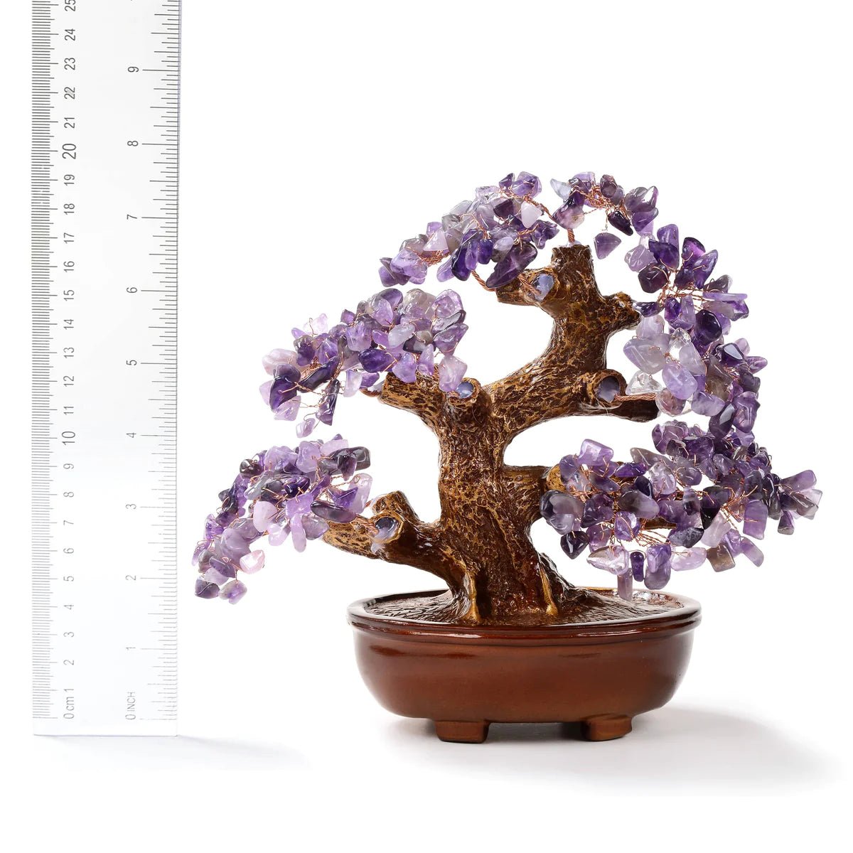 Amethyst Tree of Life with 360 Natural Gemstones - Xformerz