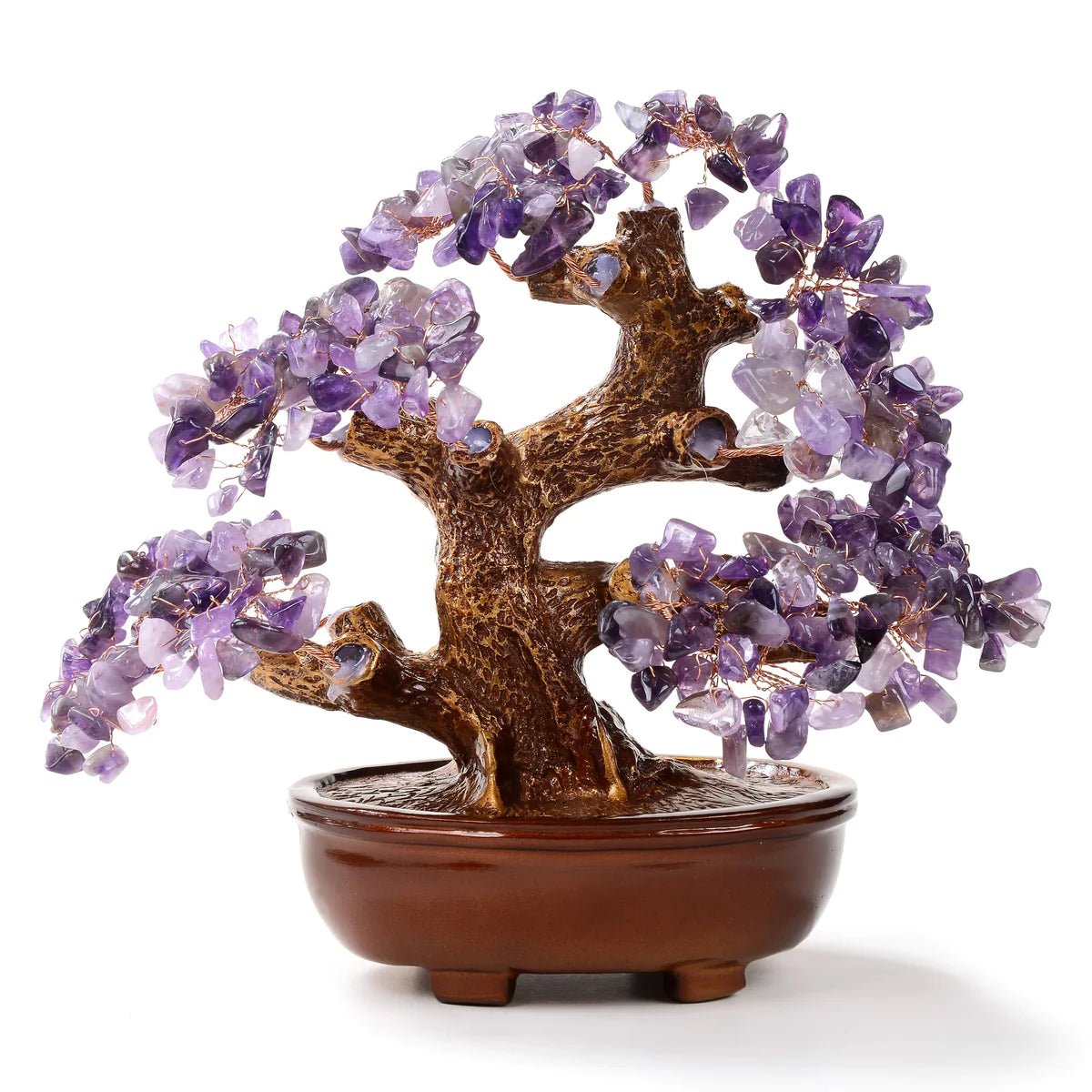 Amethyst Tree of Life with 360 Natural Gemstones - Xformerz