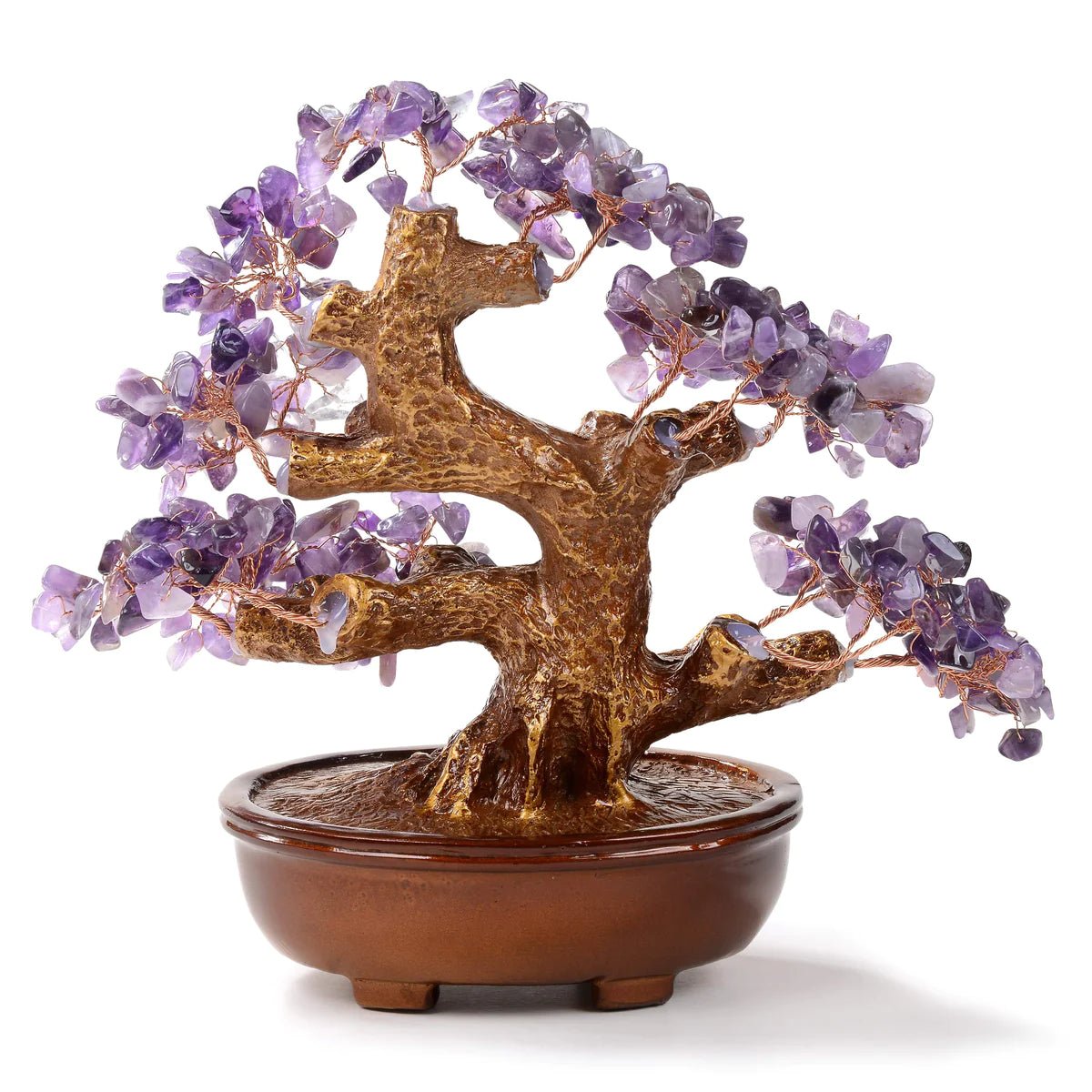 Amethyst Tree of Life with 360 Natural Gemstones - Xformerz