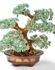 Aventurine Bonsai Tree of Life with 1,251 Natural Gemstones - Xformerz