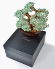 Aventurine Bonsai Tree of Life with 1,251 Natural Gemstones - Xformerz