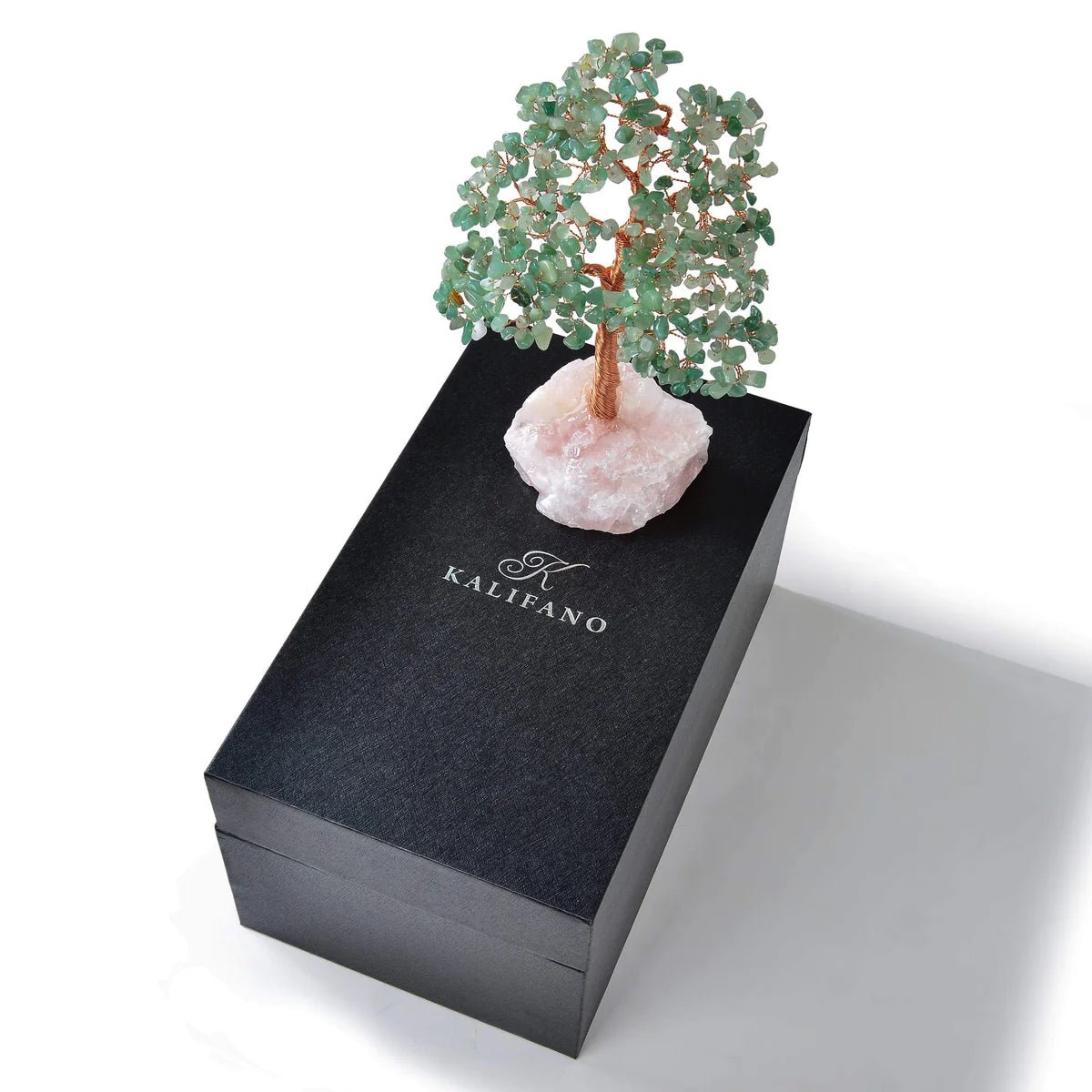 Aventurine Bonsai Tree of Life with 414 Crystals - Xformerz