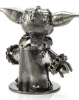 Baby Yoda Inspired Recycled Metal Sculpture - Xformerz