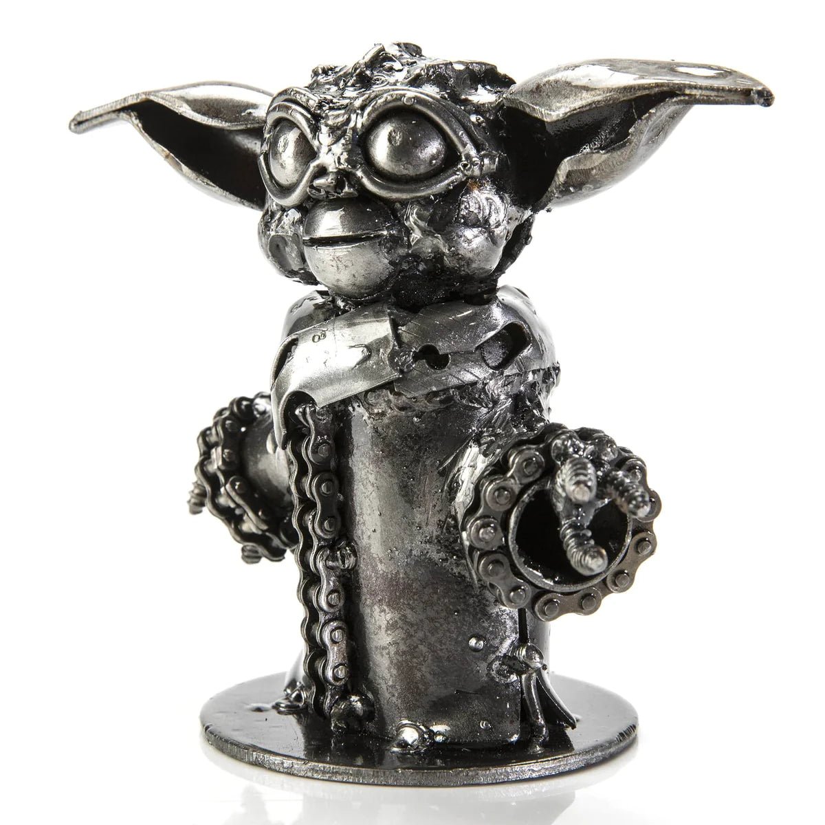 Baby Yoda Inspired Recycled Metal Sculpture - Xformerz