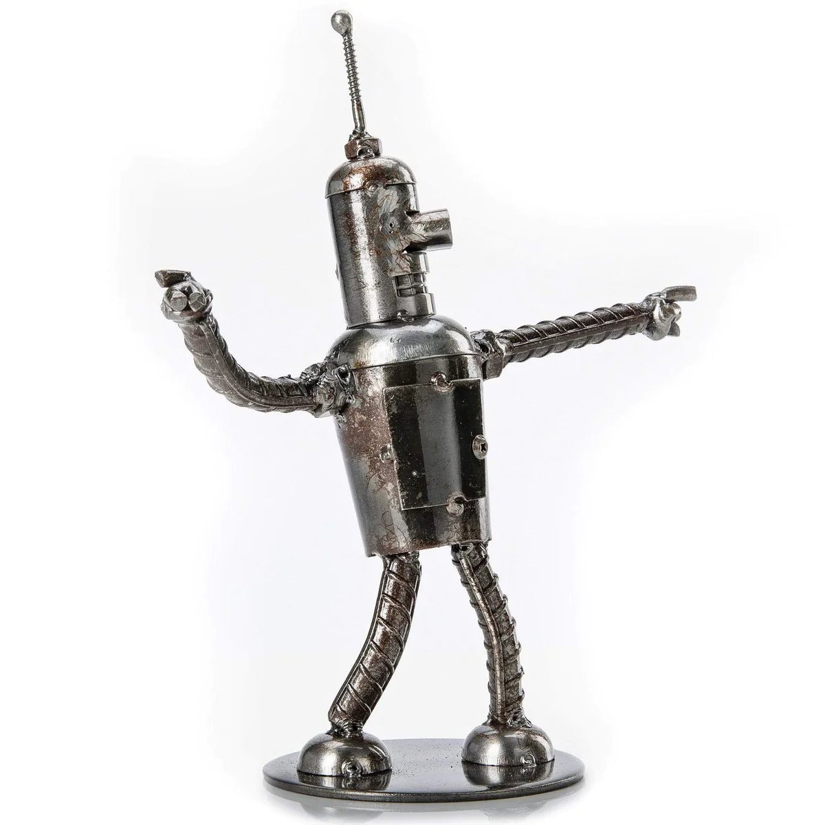 Bender Inspired Recycled Metal Sculpture - Xformerz