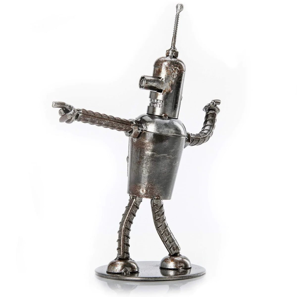 Bender Inspired Recycled Metal Sculpture - Xformerz