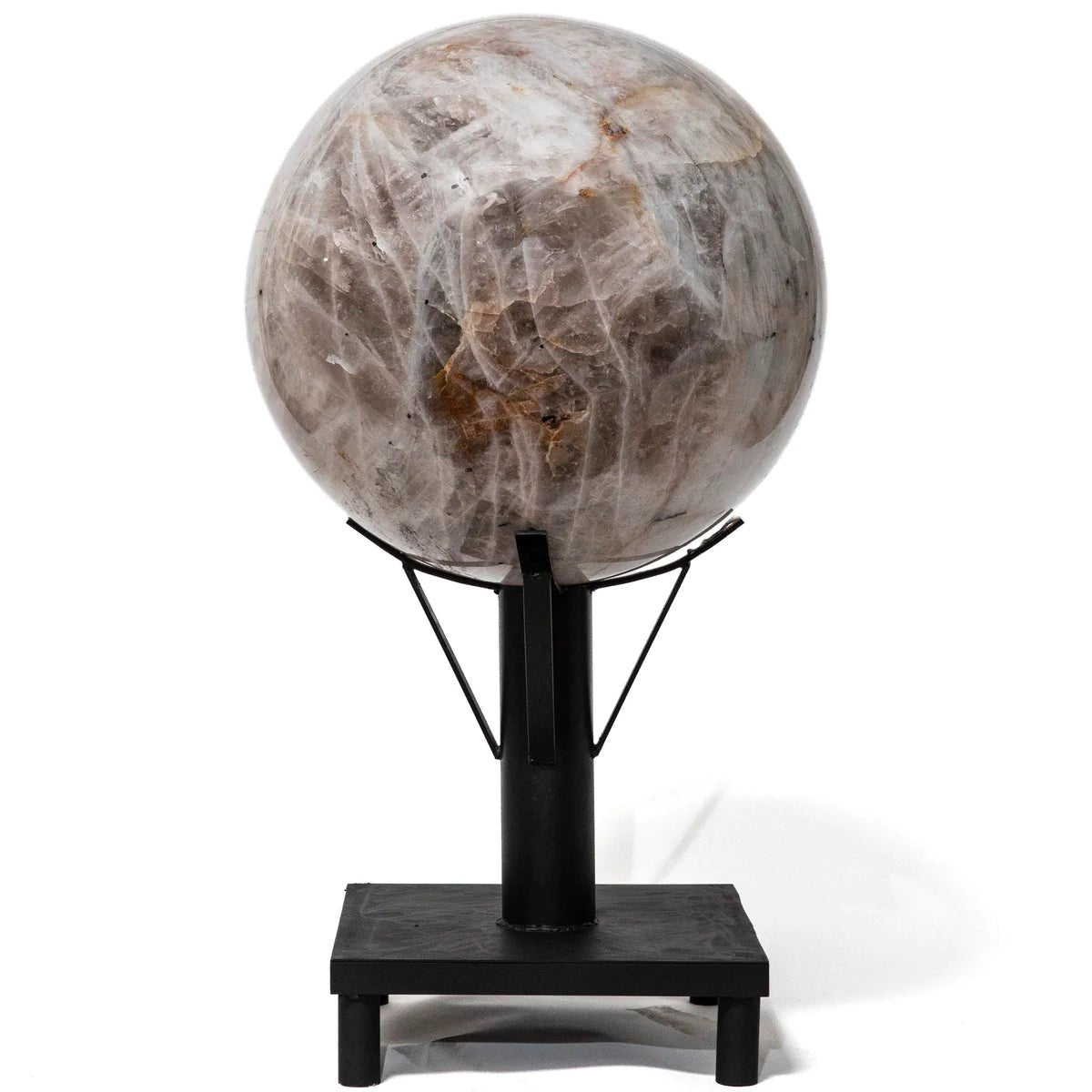 Black Tourmaline and Quartz Sphere - 1,031 lbs / 28&quot; diameter - Xformerz