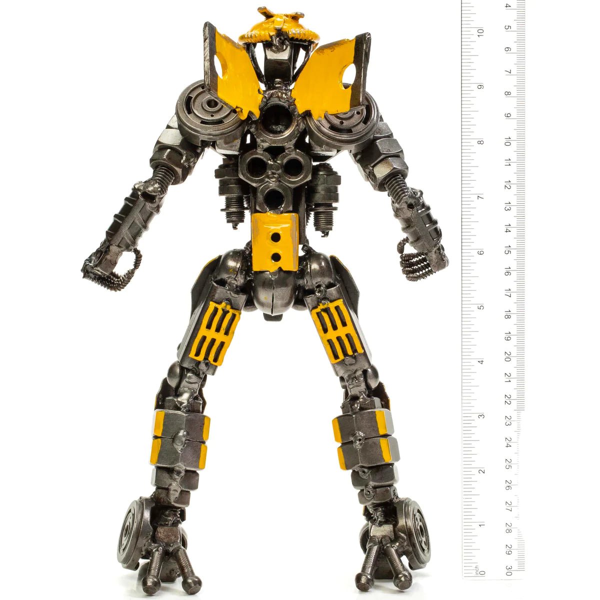 BumbleBee Inspired Recycled Metal Sculpture - Xformerz