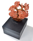 Carnelian Bonsai Tree of Life with 1,251 Natural Gemstones - Xformerz