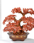 Carnelian Bonsai Tree of Life with 1,251 Natural Gemstones - Xformerz