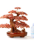 Carnelian Bonsai Tree of Life with 1,251 Natural Gemstones - Xformerz