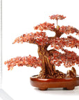 Carnelian Bonsai Tree of Life with 1,251 Natural Gemstones - Xformerz