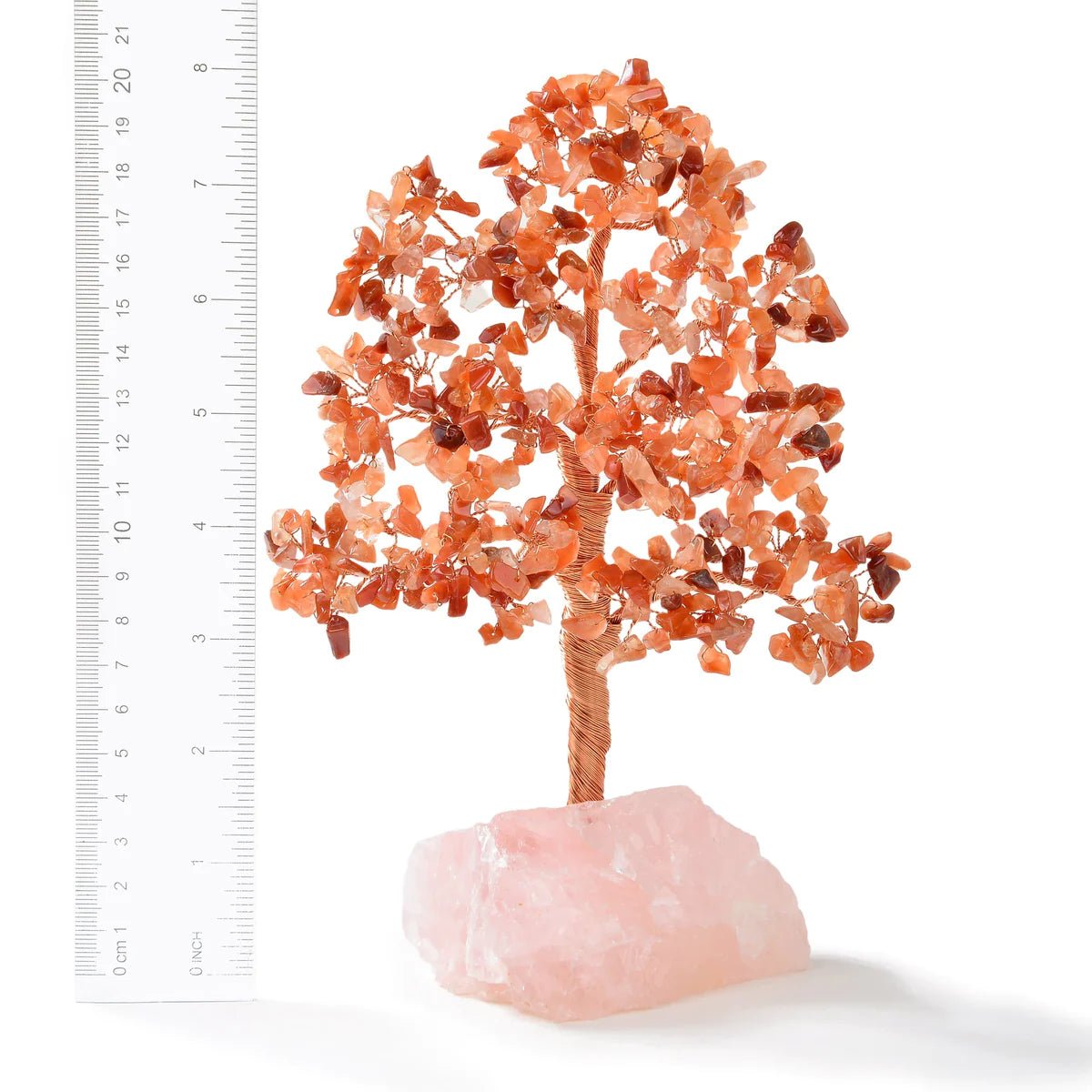 Carnelian Bonsai Tree of Life with 414 Crystals - Xformerz