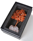 Carnelian Bonsai Tree of Life with 414 Crystals - Xformerz