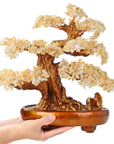 Citrine Bonsai Tree of Life with 1,251 Natural Gemstones - Xformerz