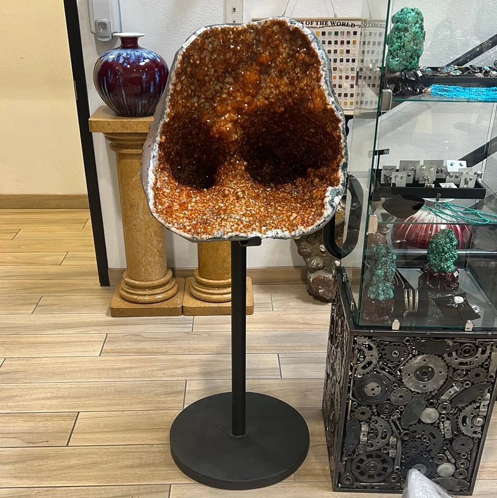 Citrine Geode - 83kg 183 LBS - Brazil - Xformerz