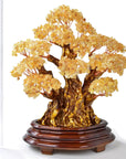 Citrine Tree of Life Centerpiece with over 2,000 Natural Gemstones - Xformerz