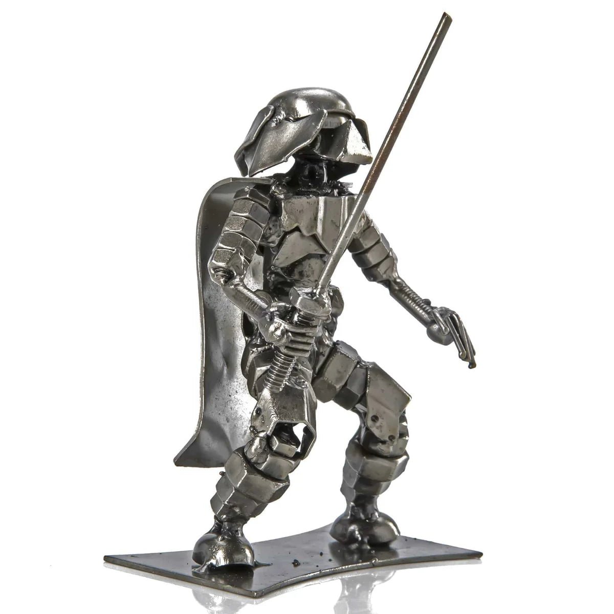 Darth Vader with Sword Inspired Recycled Metal Sculpture - Xformerz