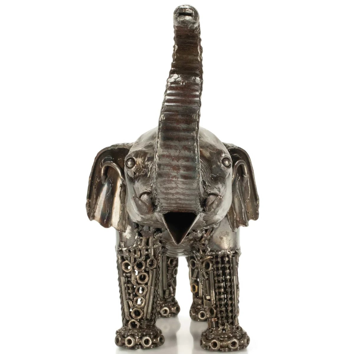 Elephant Inspired Recycled Metal Art Sculpture - Xformerz