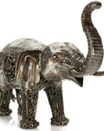 Elephant Inspired Recycled Metal Art Sculpture - Xformerz