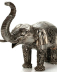 Elephant Inspired Recycled Metal Art Sculpture - Xformerz