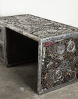 Industrial Executive Gear Desk made with Recycled Scrap Metal - Xformerz