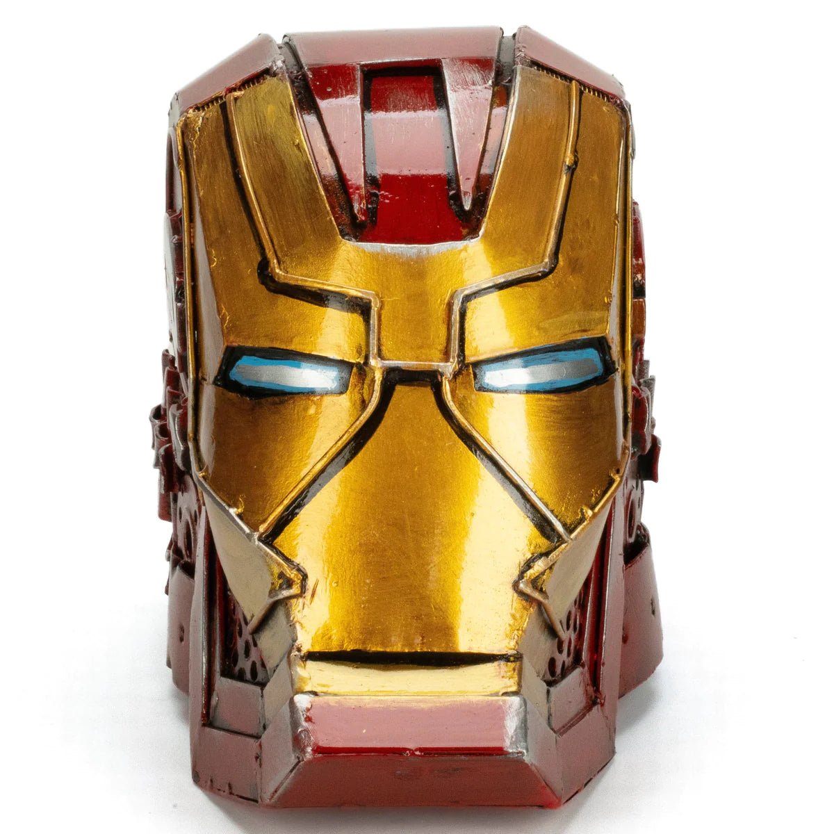 Ironman Head Inspired Recycled Metal Art Sculpture - Xformerz