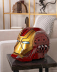 Ironman Head Inspired Recycled Metal Art Sculpture - Xformerz