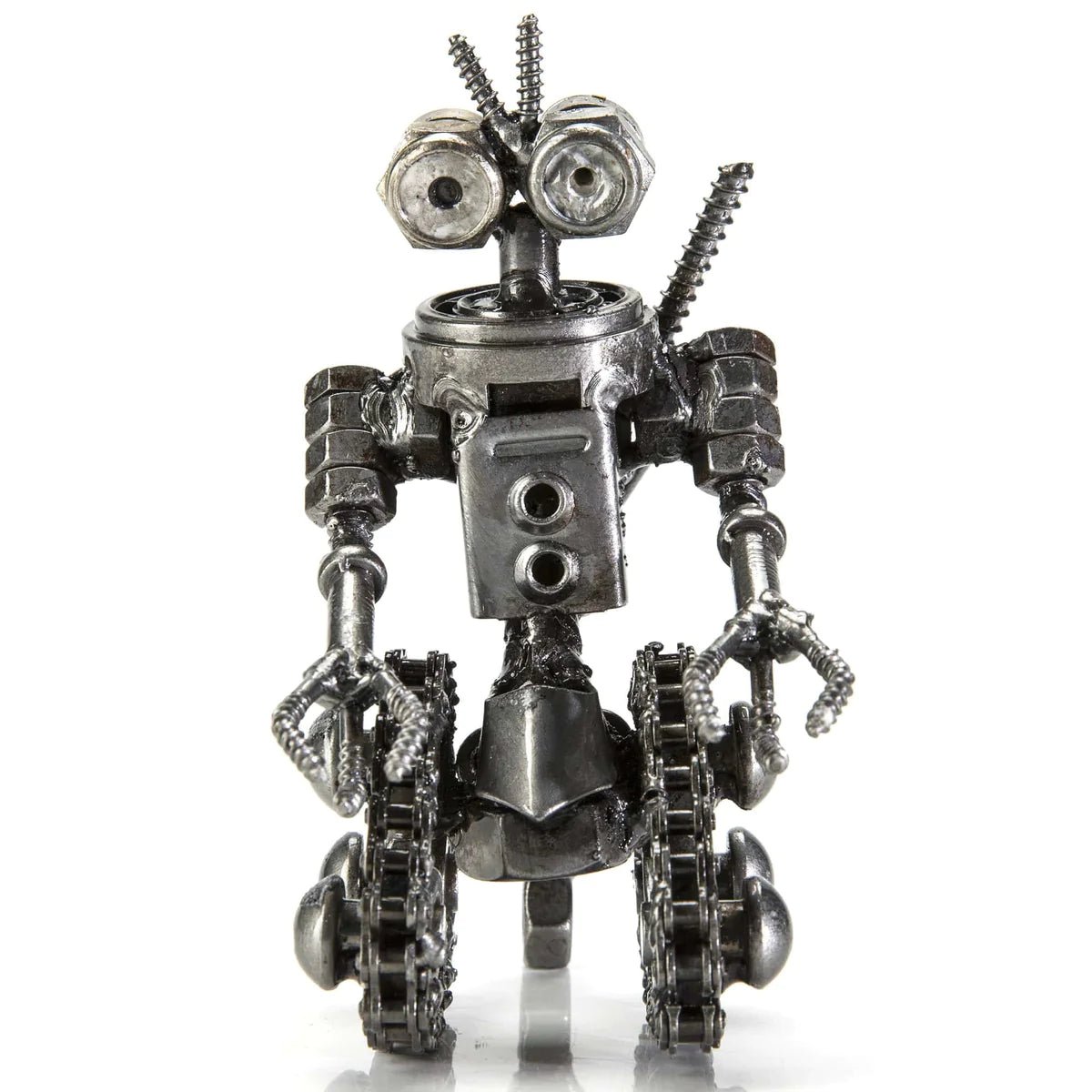 Johnny-5 Inspired Recycled Metal Sculpture - Xformerz