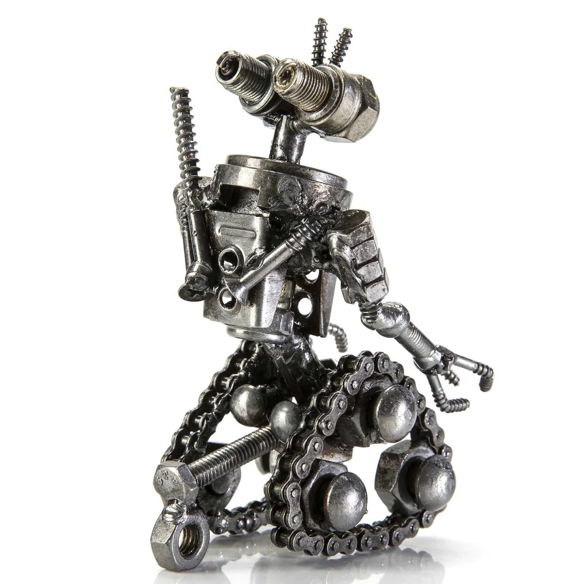 Johnny-5 Inspired Recycled Metal Sculpture - Xformerz