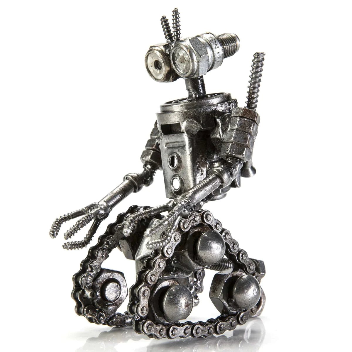 Johnny-5 Inspired Recycled Metal Sculpture - Xformerz