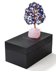 Lapis Bonsai Tree of Life with 414 Crystals - Xformerz