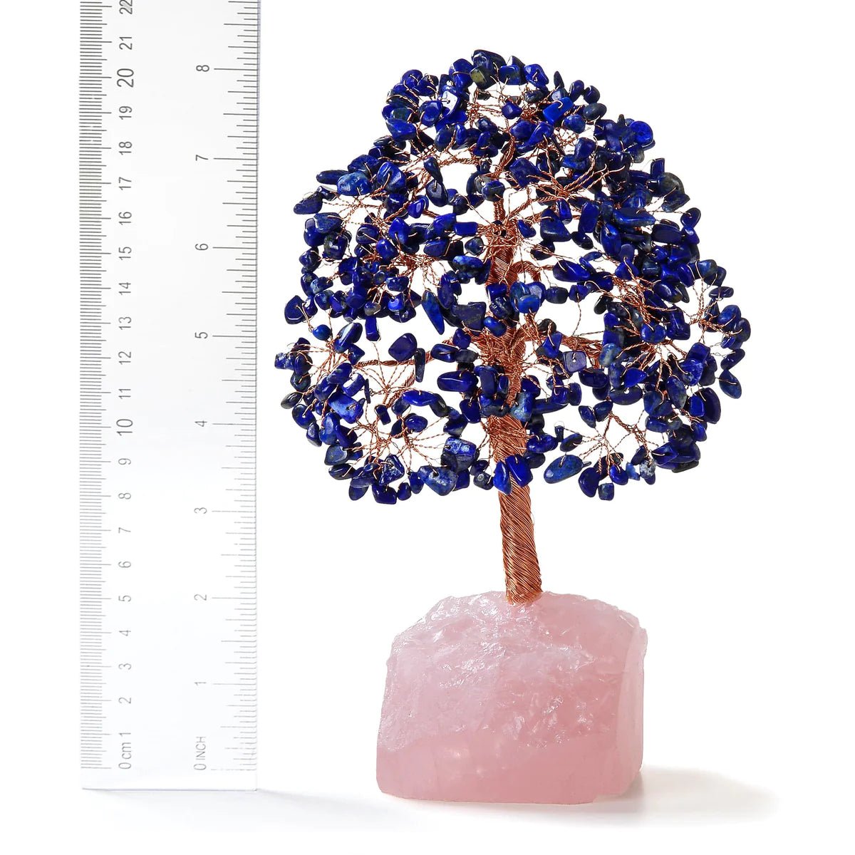 Lapis Bonsai Tree of Life with 414 Crystals - Xformerz