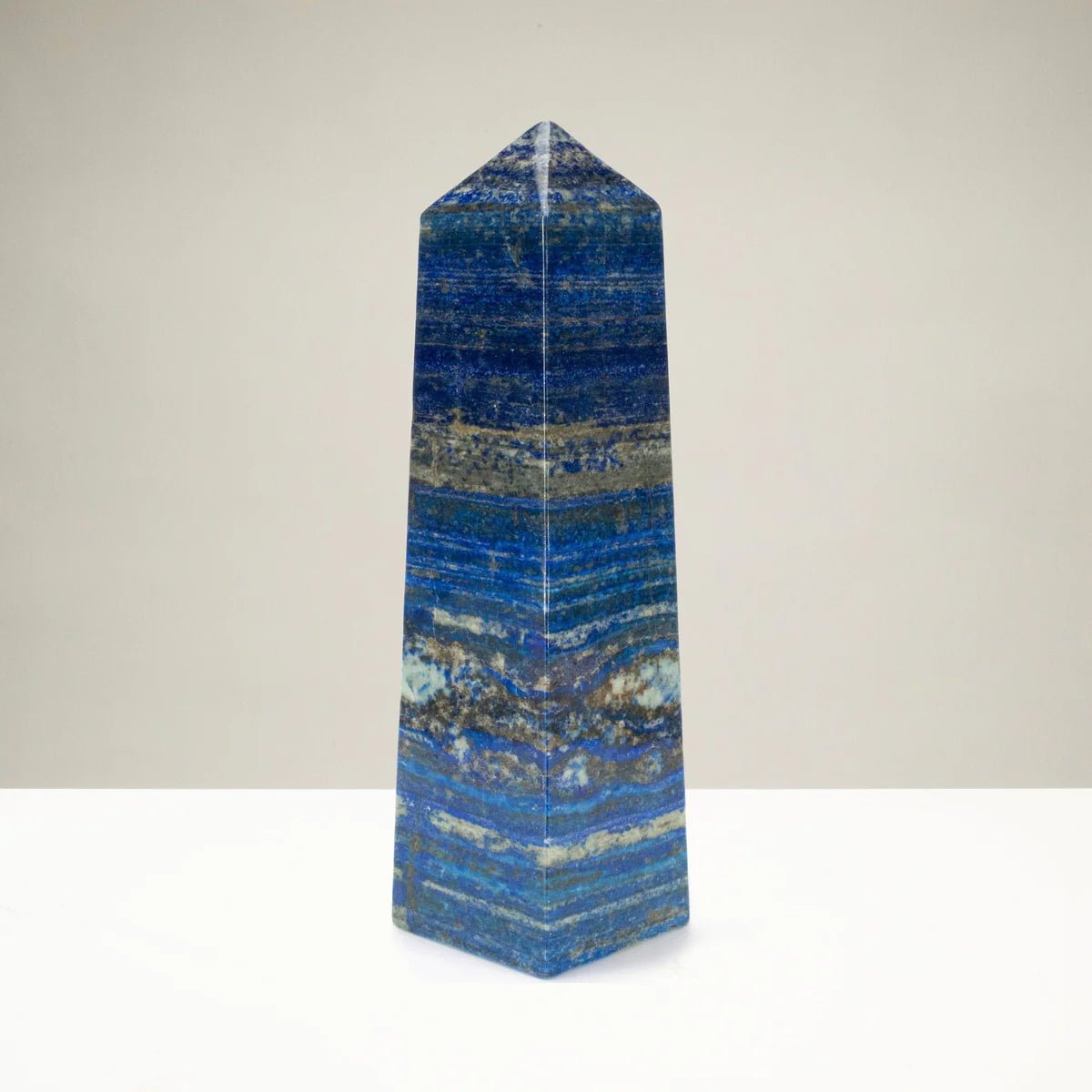 Lapis Lazuli Polished Obelisk from Afghanistan - 15&quot; / 19 lbs - Xformerz