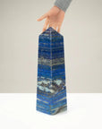 Lapis Lazuli Polished Obelisk from Afghanistan - 15" / 19 lbs - Xformerz