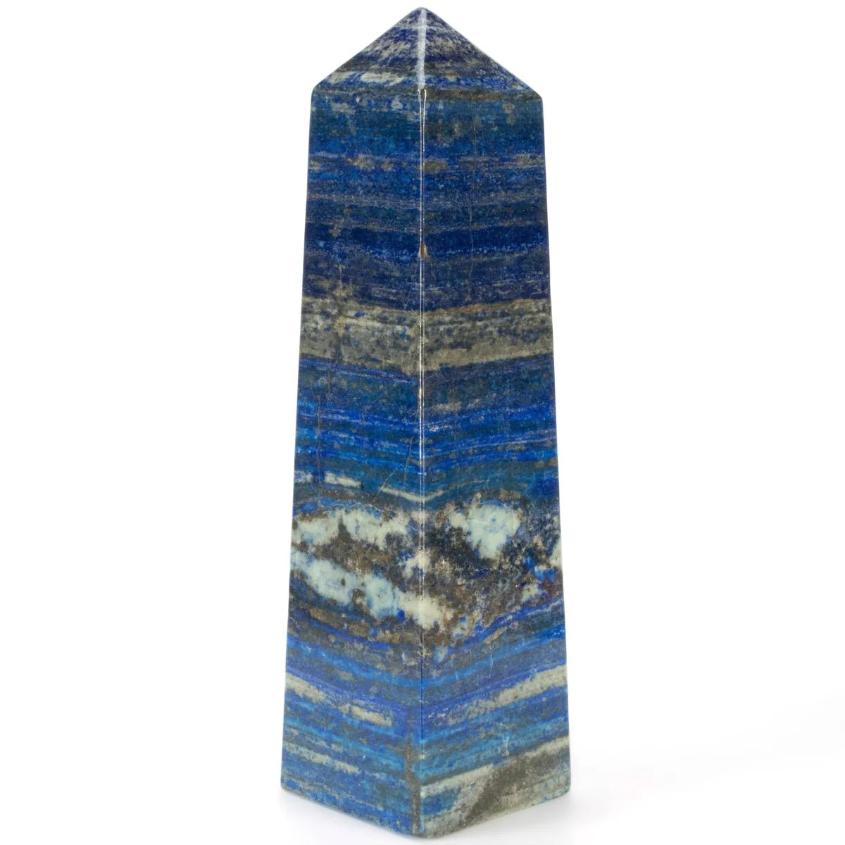 Lapis Lazuli Polished Obelisk from Afghanistan - 15&quot; / 19 lbs - Xformerz