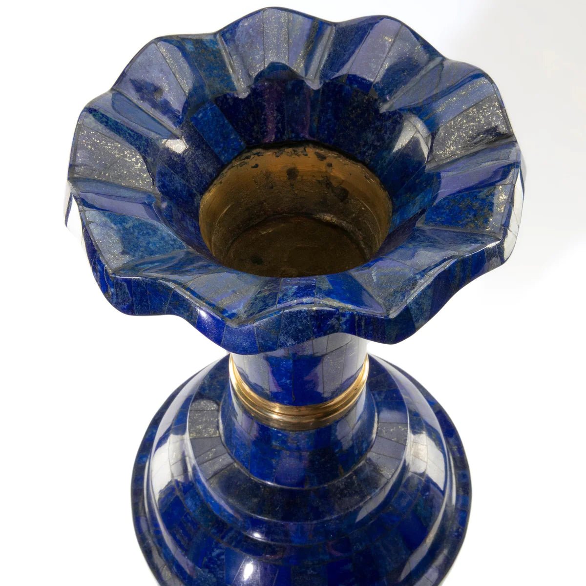 Lapis Lazuli Vase from Afghanistan - 29.5 17 lbs - Xformerz